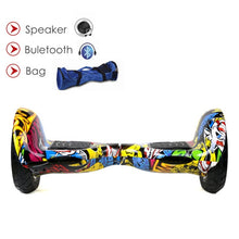 Load image into Gallery viewer, Hoverboard 10 inch 2 wheels smart self balance electric scooter with inflate wheel smart skateboard standing drift hoverboard