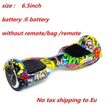 Load image into Gallery viewer, Hoverboard 10 inch 2 wheels smart self balance electric scooter with inflate wheel smart skateboard standing drift hoverboard