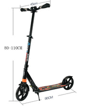 Load image into Gallery viewer, New  Scooter Sturdy Lightweight Height Kick Scooters Adjustable Aluminum Alloy T-Style Foldable Adults Foot Scooters