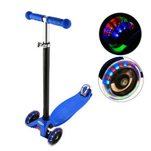Load image into Gallery viewer, Colorful Flash Roller Scooter Skating cricket New Aluminum Alloy Kick Scooter T Style Handle Bar Best Gifts for Children Kids